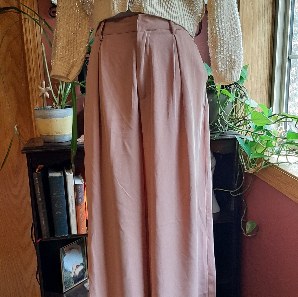 Blush Pink Trousers